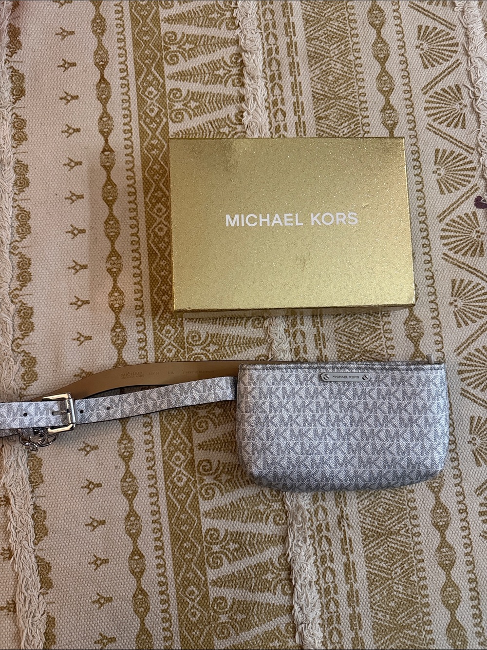 Micheal Kors Signature MK monogram bag